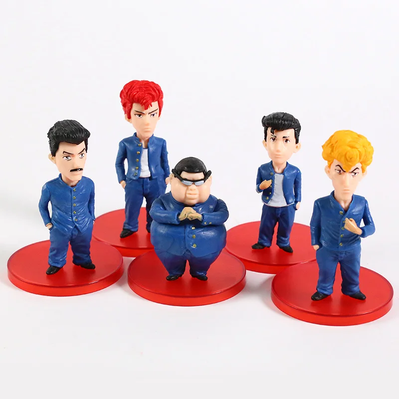 

5pcs/set Slam Dunk Sakuragi's Gang Hanamichi Sakuragi Youhei Mitou Yuji Ookuzu Nozomu Takamiya Shoichiro Noma PVC Figures Toys