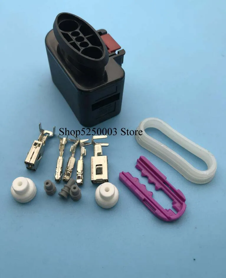 

5sets 5pin hybrid 1.5mm 6.3mm auto female housing plug modified parts wiring harness connector 1K0919231