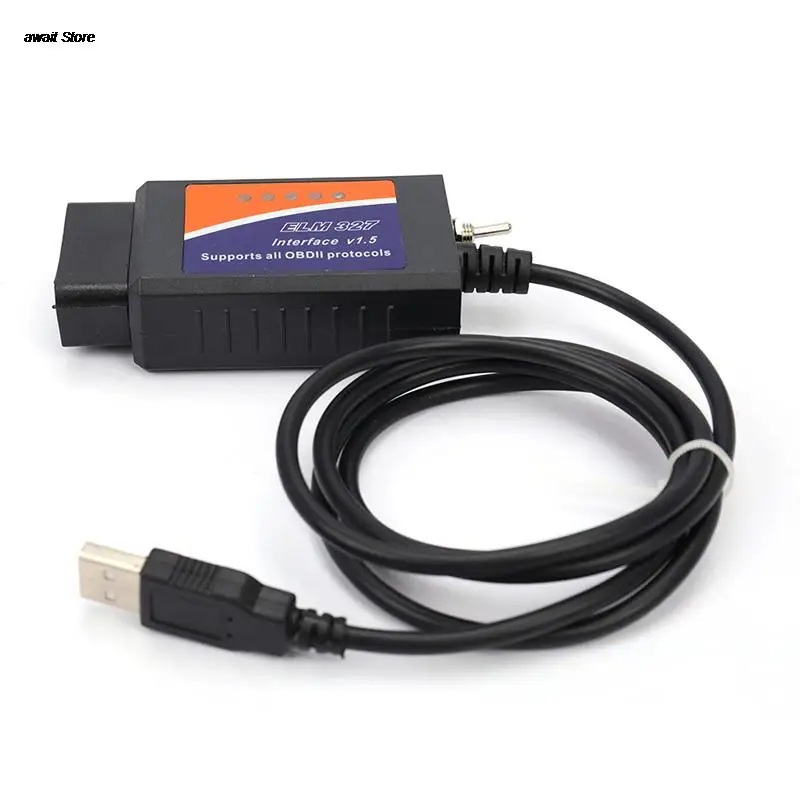 

ELM327 USB V1.5 модифицированный для Forscan elmконфигурации CH340 + 25K80