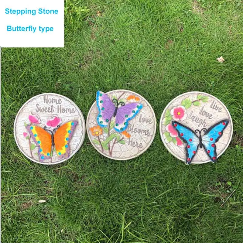 Садовые камни-бабочки для газона украшение виллы двора мощения садовый ландшафт