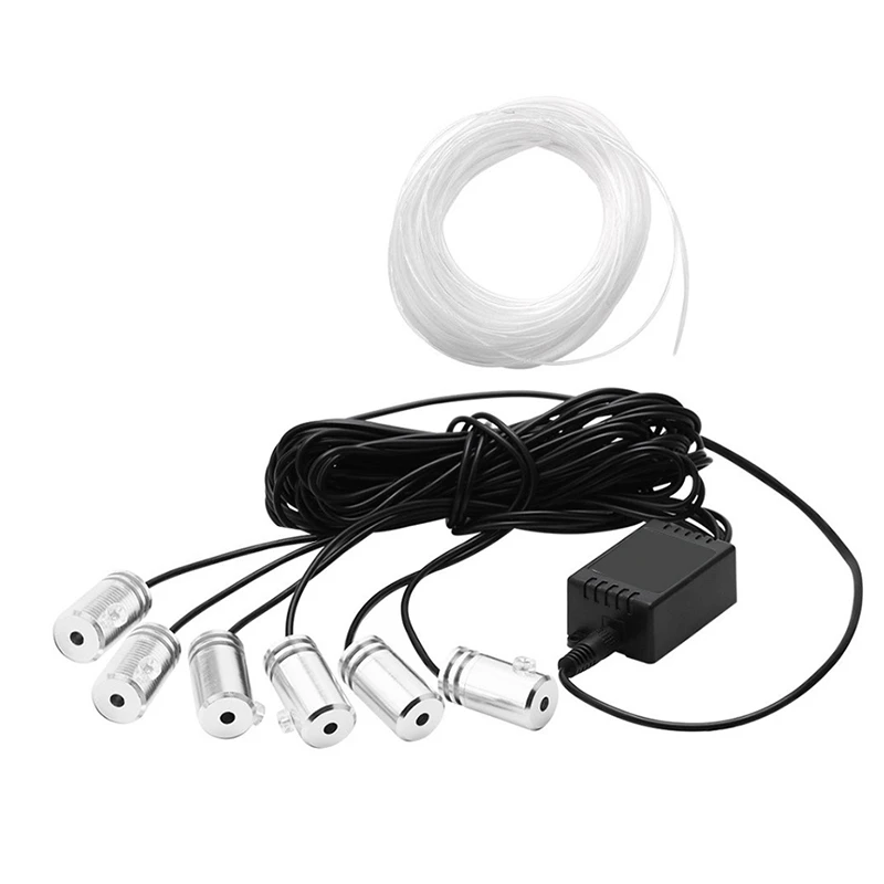 6 в 1 звуковая активная EL неоновая полоса светильник RGB светодиодный