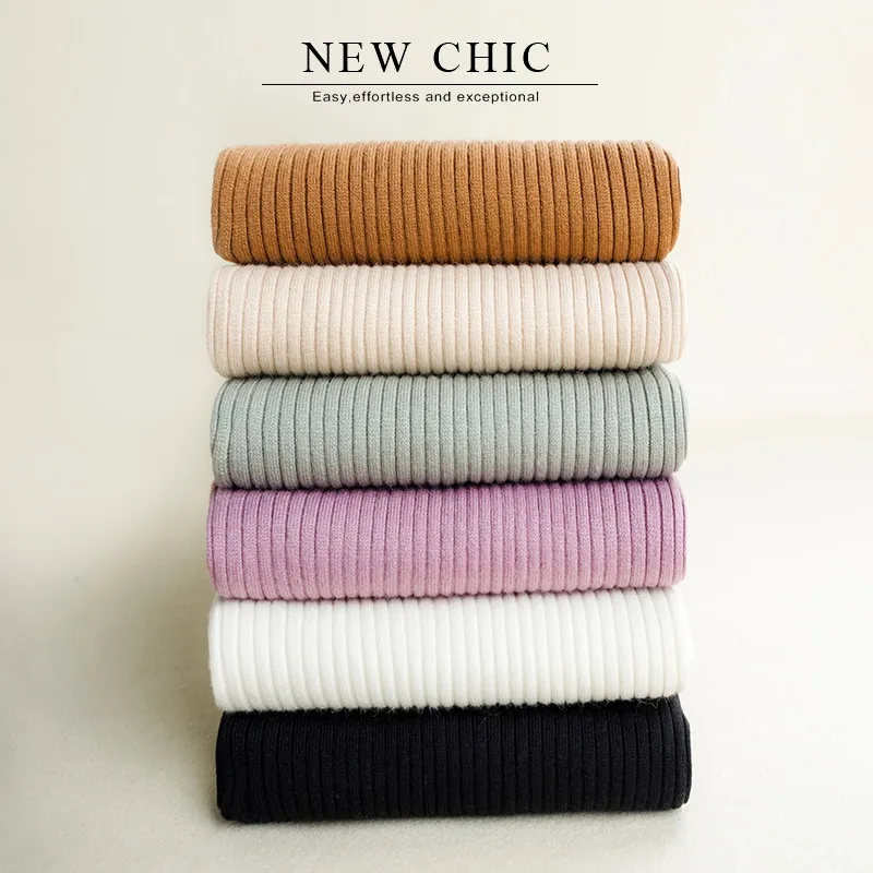 Женский свитер с высоким воротом рукав отверстием для большого пальца тянущийся