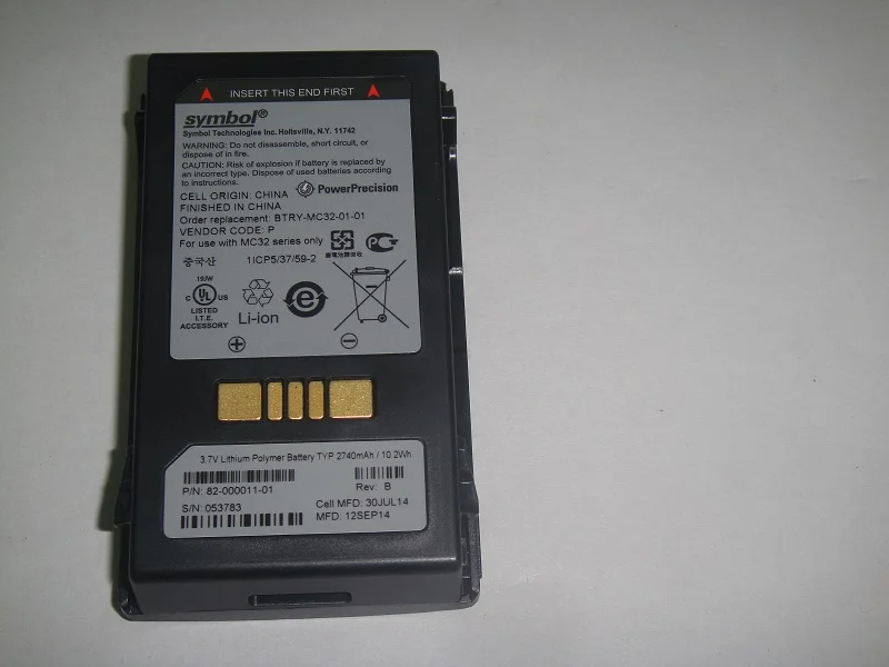 

Symbol MC32 MC32N0-R/G/S data collector 82-000012-01 battery 82-000011-0