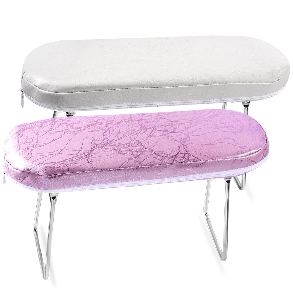 

1PC Superior Quality Nail Art Hand Pillow Supportable Desktop Pink White Washable Hand Cushion Pillow