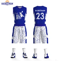 basketman basketball jersey men sportswear custom print name tracksuits sports gym fitness training quickly dry uniform unisex