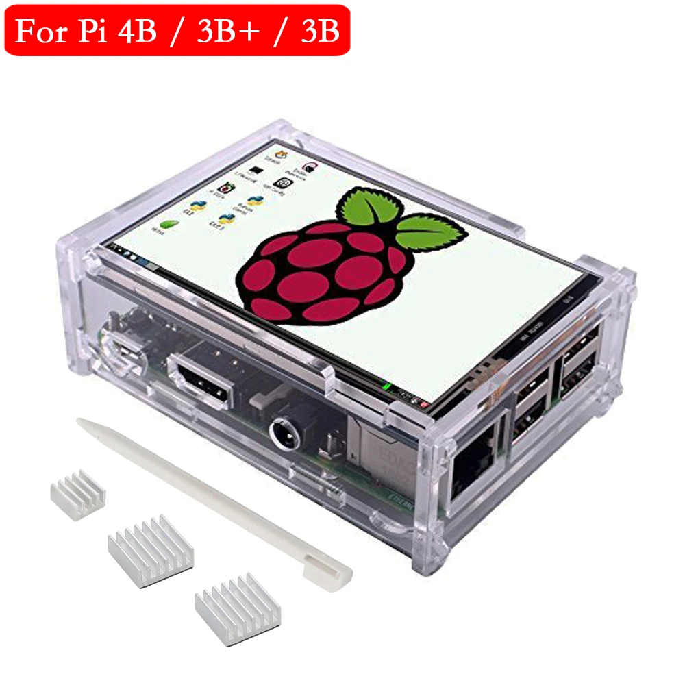 Raspberry Pi 4 сенсорный Экран 3 5 дюймов TFT Дисплей 480*320 ЖК дисплей для контроля уровня