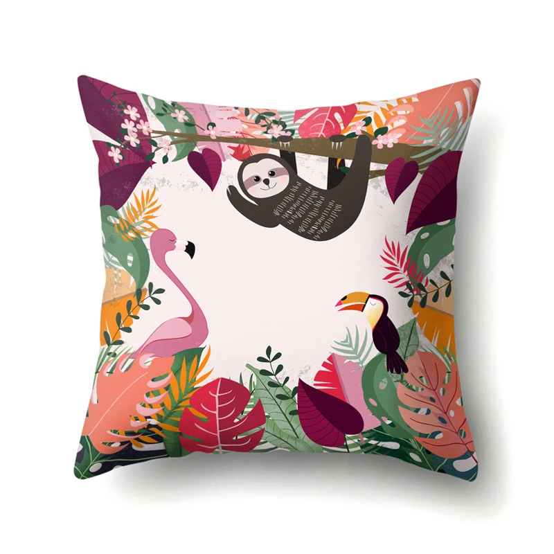 Милый ленивый Лес Дерево наволочка диван кровать забавные наволочки 45x45 см