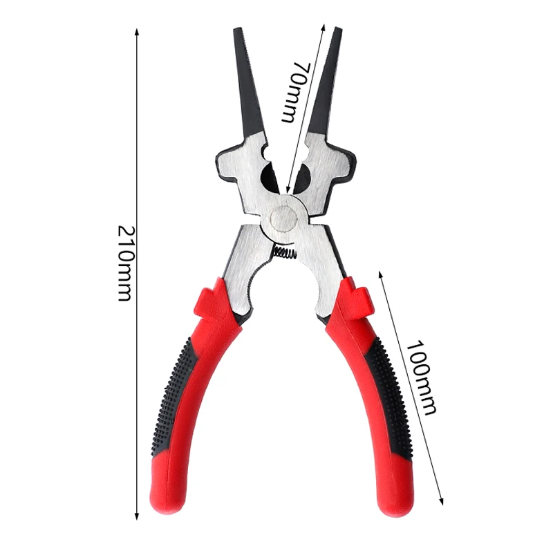 Сварочные плоскогубцы Длинные 45 # резак для стальной проволоки 8 дюймов пружинные