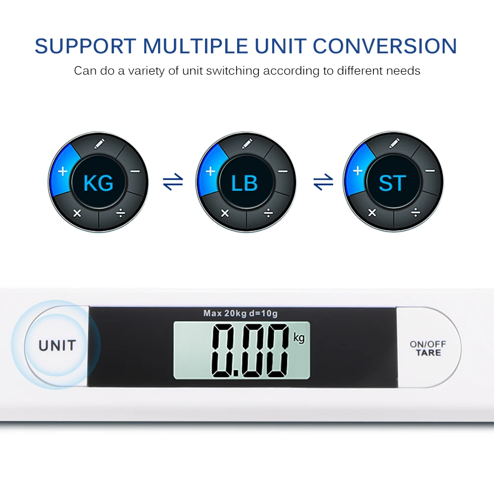 

Newborn Baby Pets Infant Scale Abs Lcd Display Weight Toddler Grow Electronic Meter Digital Professional Up To 20Kg