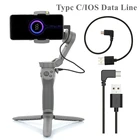 Кабель для передачи данных OSMO Mobile 3, USB Type C, IOS, шнур для передачи данных, адаптер, коннектор для DJI OSMO Mobile 3, карданный аксессуар