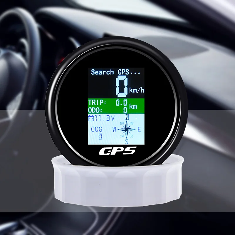 Автомобильный GPS-Спидометр 85 мм одометр водонепроницаемый TFT-экран цифровой