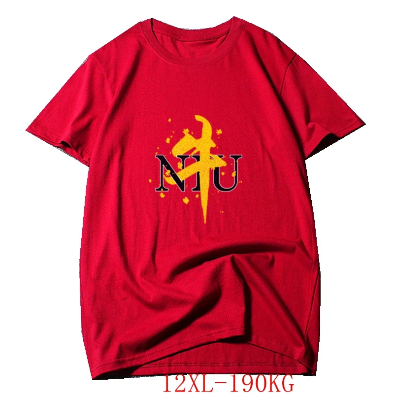 

Summer new large size T-shirt 12XL-6XL bust 156CM men's round neck short-sleeved plus fat large size cotton printed T-shirt