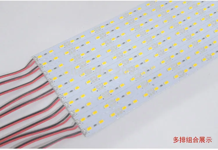 

100pcs Super Bright Hard Bar light DC12V 100cm 72 led SMD 5630 4500k Aluminum Alloy Led Strip light For Cabinet