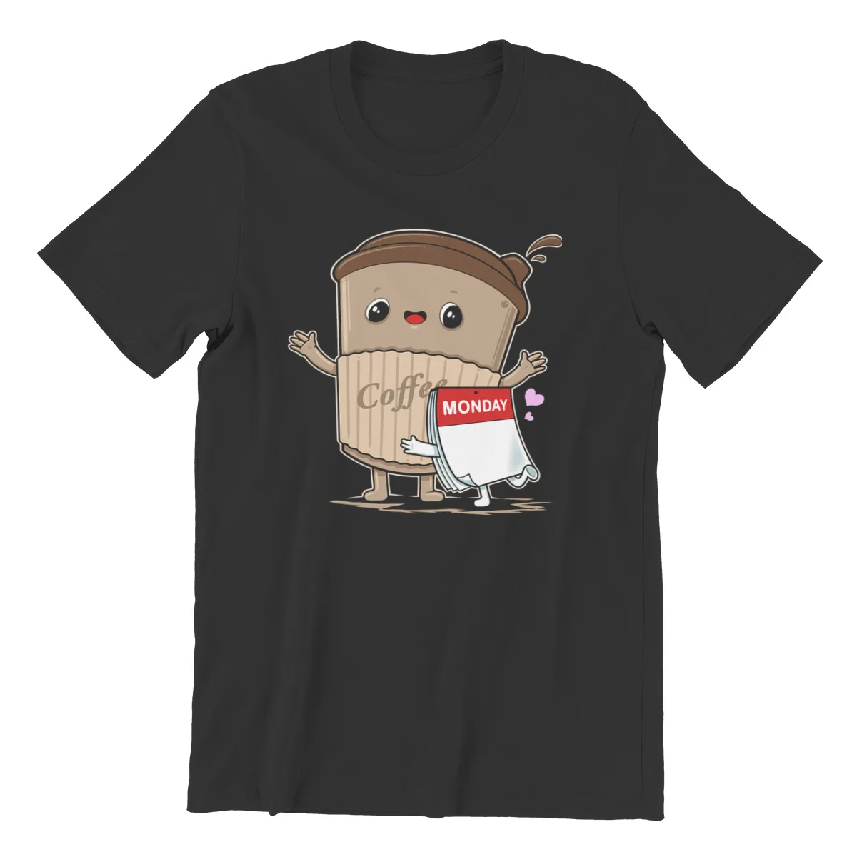 

MONDAY NEED COFFEE Fashion Vintage Cute Mens Clothes 52134