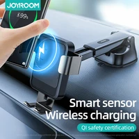 15w qi car wireless charger holder stand for cell phone induction fast charger stand car phone holder mount for iphone 12 huawei
