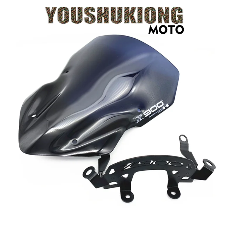 

New For Z900 2017 2018 2019 Smoke High Quality Windshield Spoiler Windscreens Fit Ninja ZR900 Wind Deflector MOTO