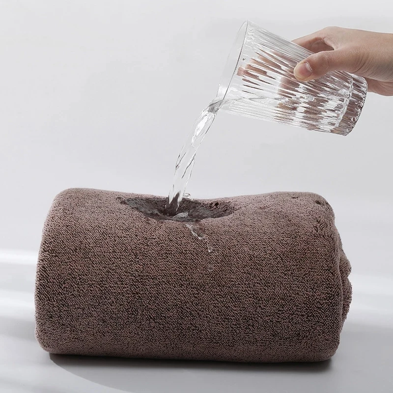 

New Women Bathrobe Wearable Bath Towel Superfine Fiber Towels Soft and Absorbent Chic Towel for Autumn Hotel Home Bathroom
