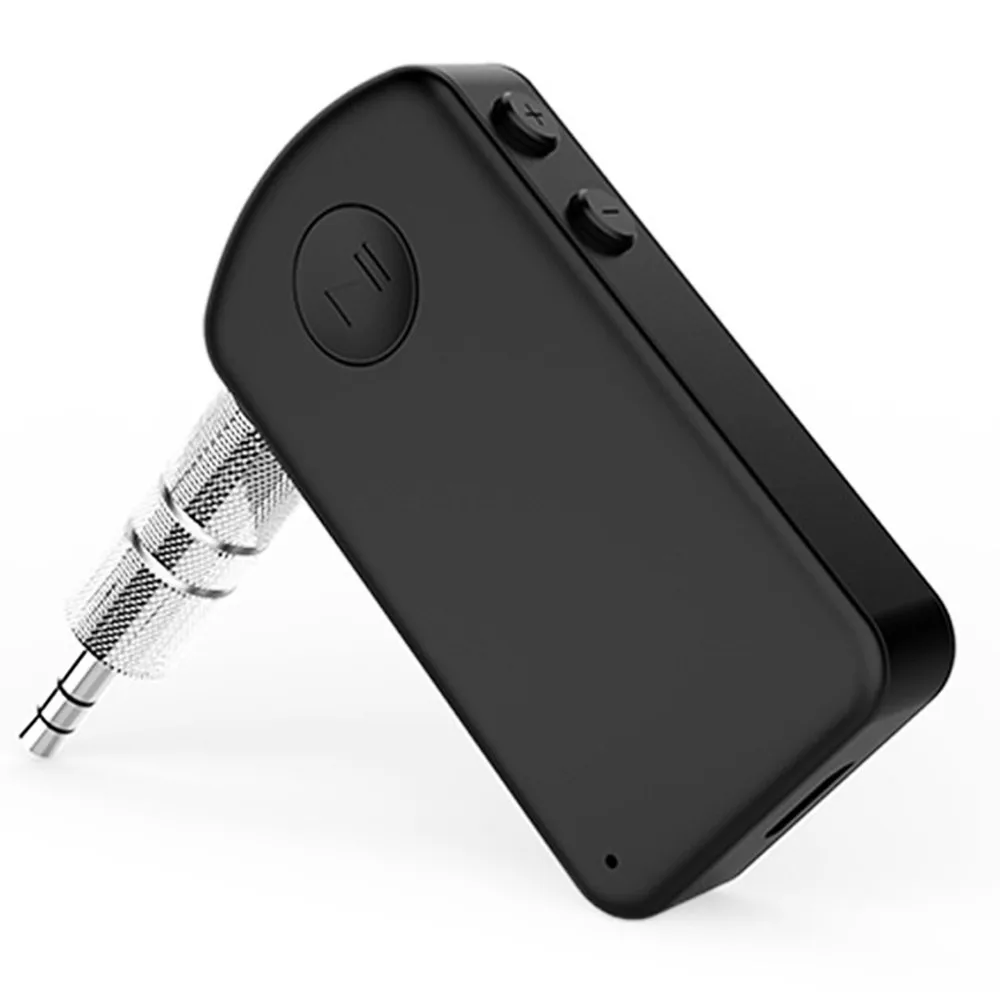 Черный Bluetooth Receiver 4.1 Беспроводной Bluetooth Аудио Приемник 3.5 мм Автомобильный Aux Bluetooth Стерео Адаптер для Динамиков Наушников Громкой связи - Цвет: Черный