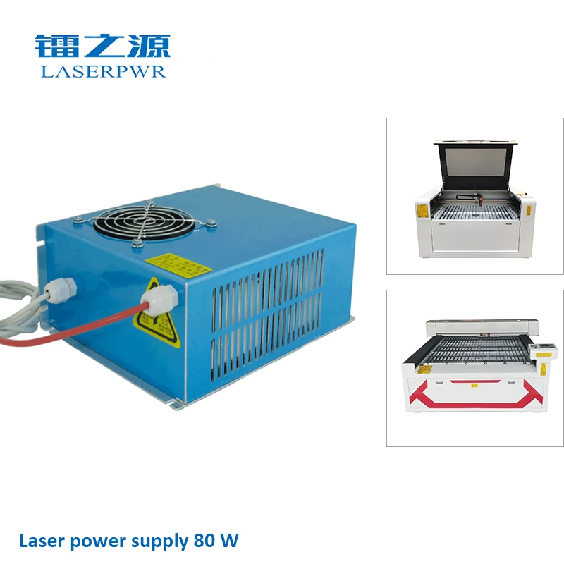 LASERPWR Laser Power Supply 50w 80w 4060 CNC CO2 Laser Engraving Machine 220v/100v for Wood Acrylic Fabric Leather Paper Cutter