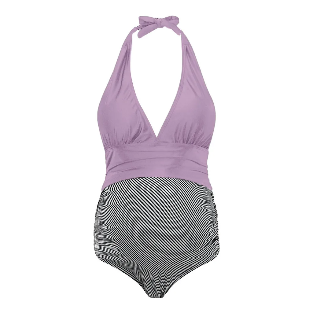 Сексуальный глубокий v-образный вырез Беременность Купальник летняя Для женщин