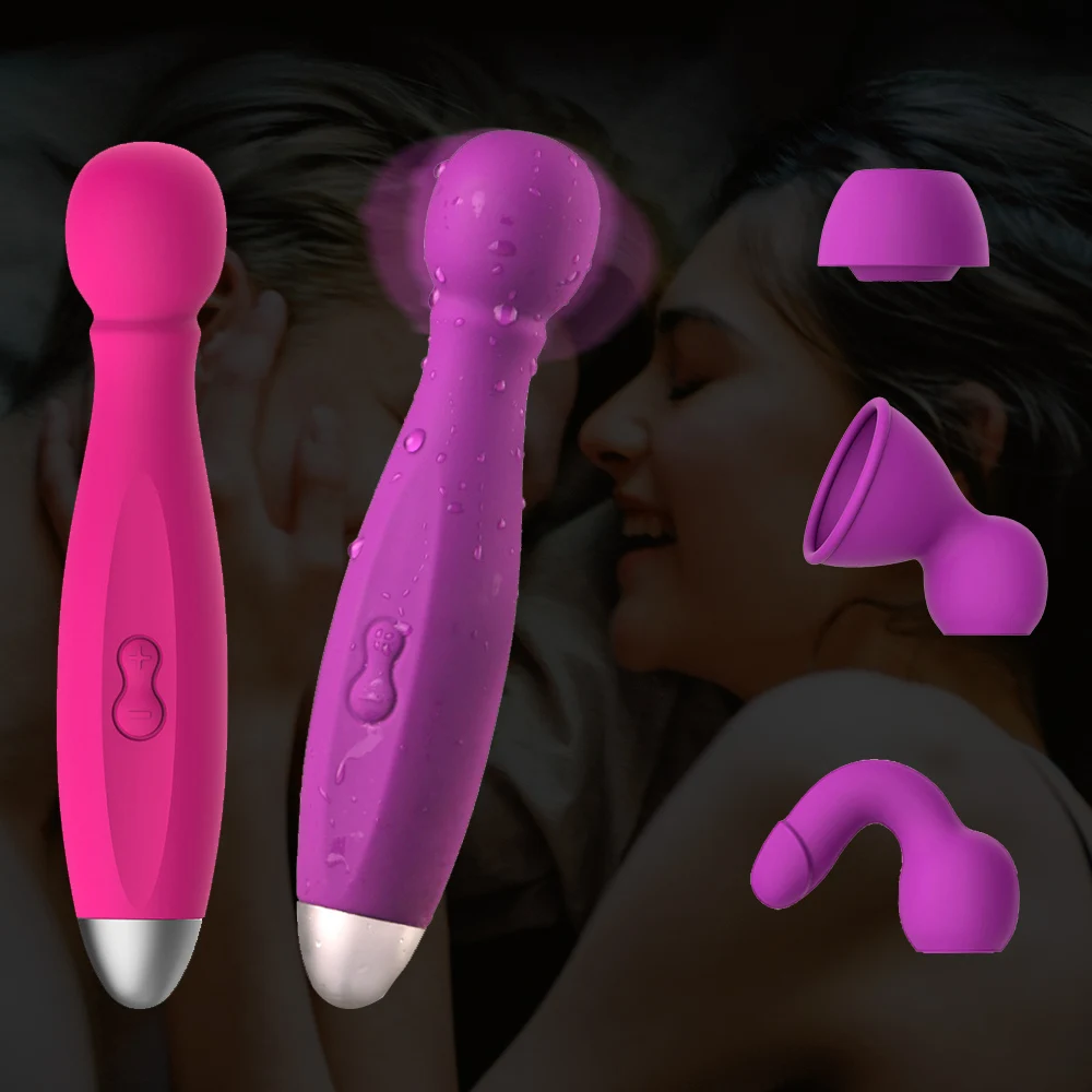 AV вибратор с 3 головы Кепки интимные игрушки для женщин 10 Скорость Секс