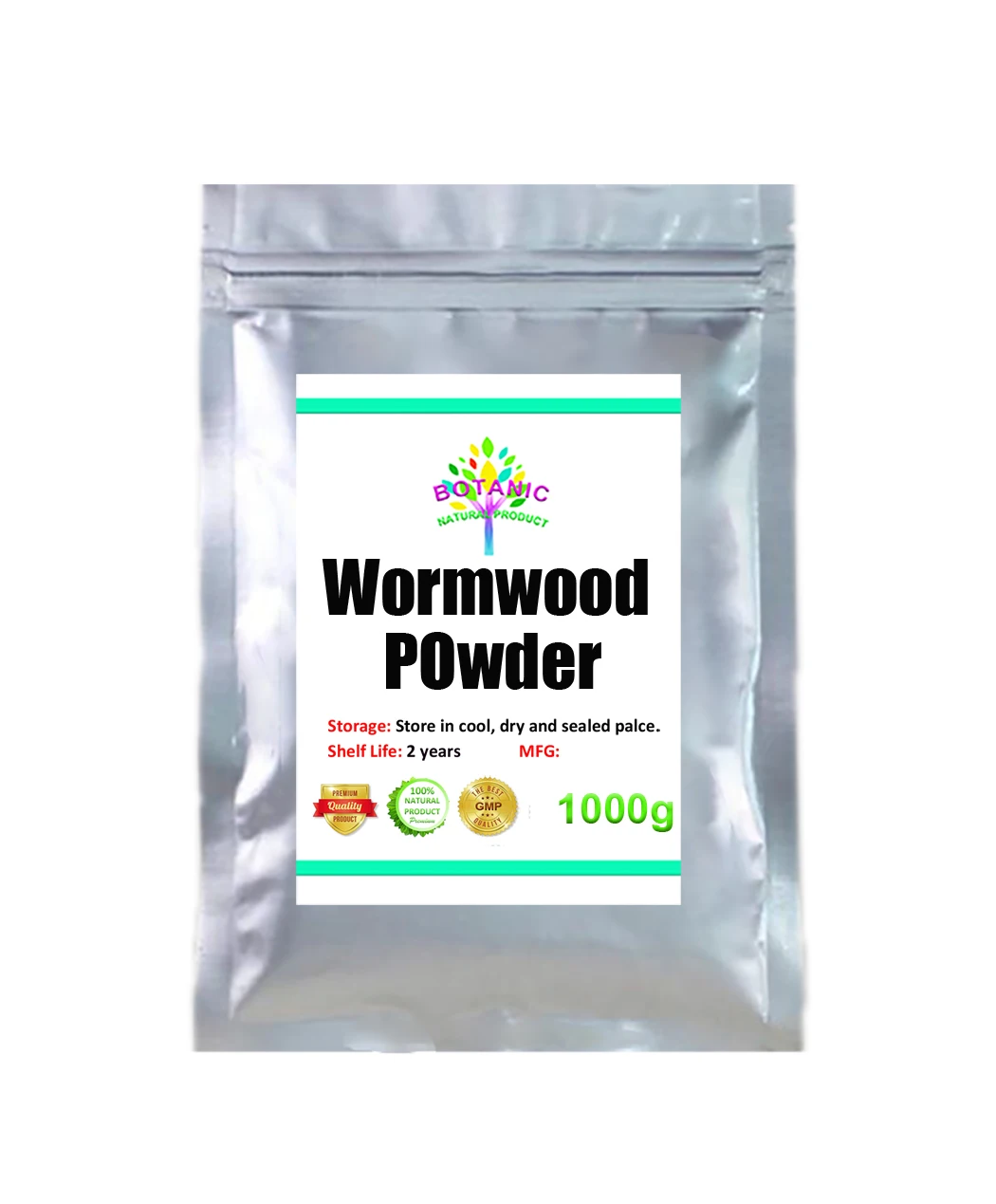 

100g-1000g food grade wormwood powder. Wormwood powder is pure natural. Free delivery