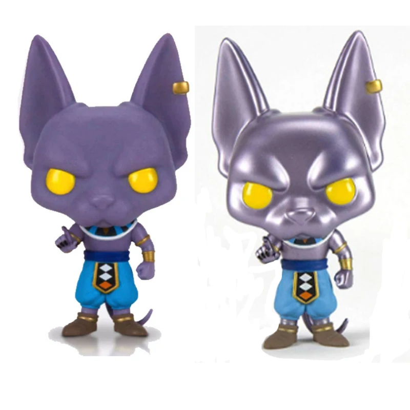 Funko Pop Dragon Ball Z 120 Beerus специальная цветная версия виниловые фигурки Коллекция Модель игрушки