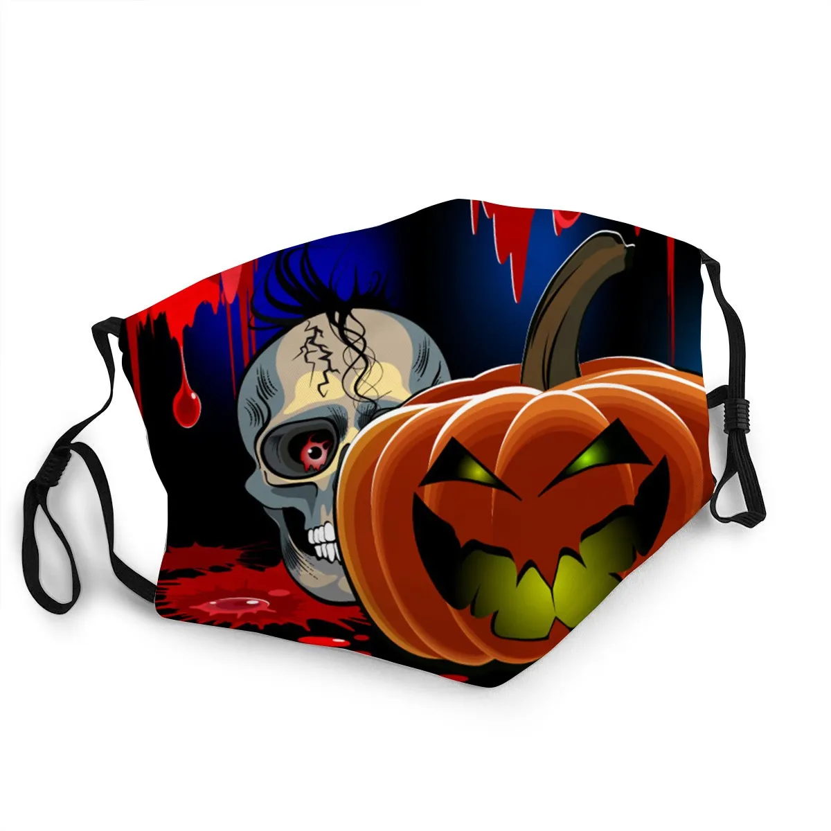 Hallowmas демон голову защитный лицевой щиток для детей многоразовая водная маска