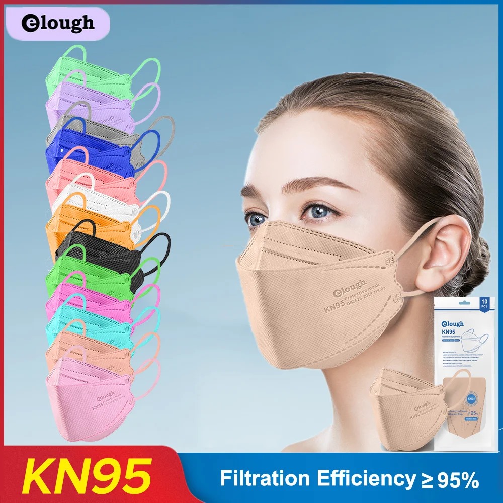 

Elough mascherine FFP2 Mascarillas FPP2 Fish Mask respirator KN95 face mask Reusable ffpp2 Adult ffp2mask disposable ce KN 95