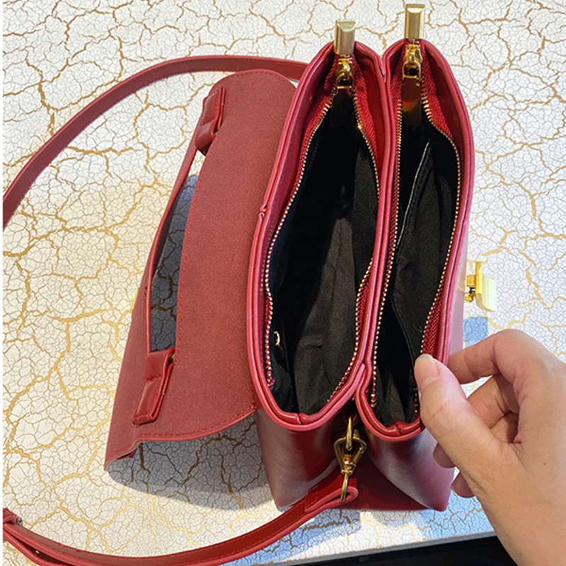 

Solid Color Top-handle Handbags for Women 2021 New Simple Shoulder Messenger Bags Ladies Fashionable Purses and Handbags Channel