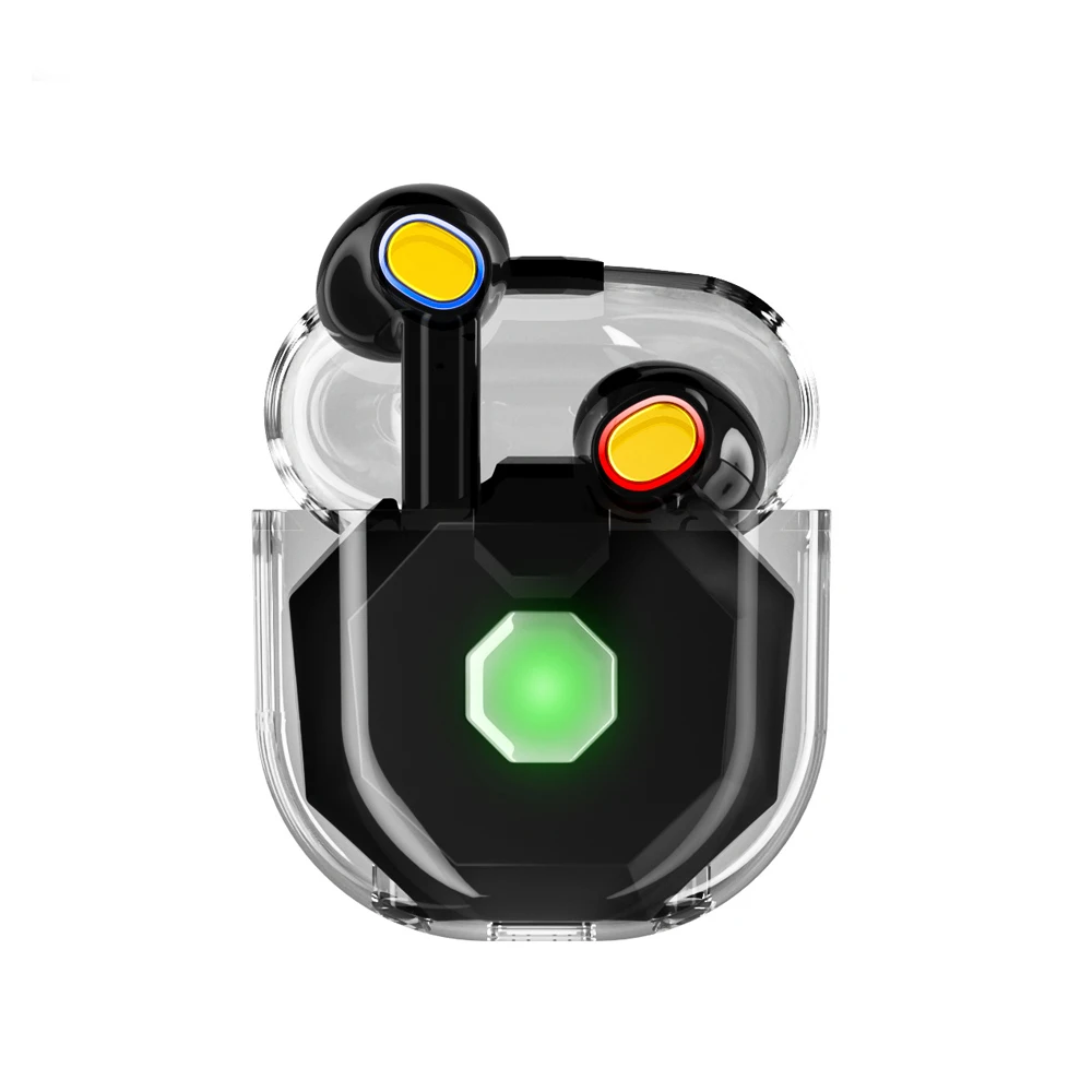 

Transparent TWS Earphone Bluetooth 5.0 Earpiece Wireless Noise Cancelling Headset For IPhone 11 12 Pro Xiaomi Oneplus Vivo Redmi