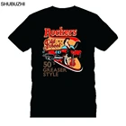 Мужская футболка Rockers Old School Rockabilly Classic 60S Greaser Bike Dtg, новейшая Мужская футболка в простом стиле shubuzhi