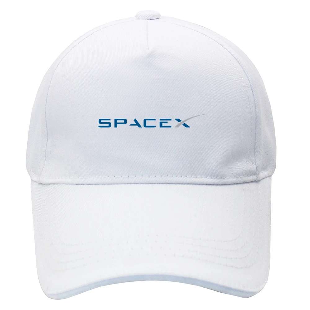 Бейсболка унисекс Кепка-бойфренд с логотипом Space X простая стильная в стиле