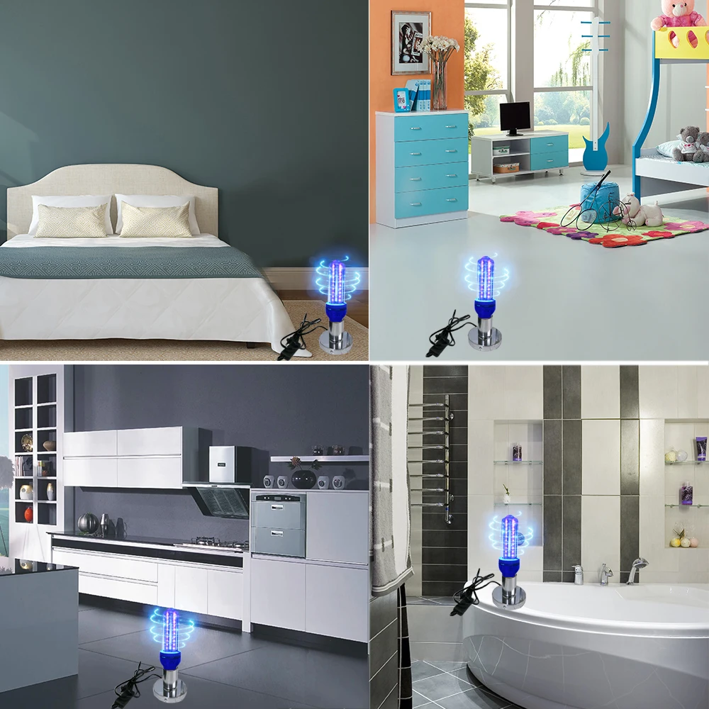 Ультрафиолетовый дезинфекционный кварцевый светильник бактерицидный