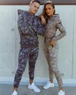 Новинка весна-осень 2021 в европейском и американском стиле спортивный и удобный тренировочный свитер и брюки костюм из двух предметов