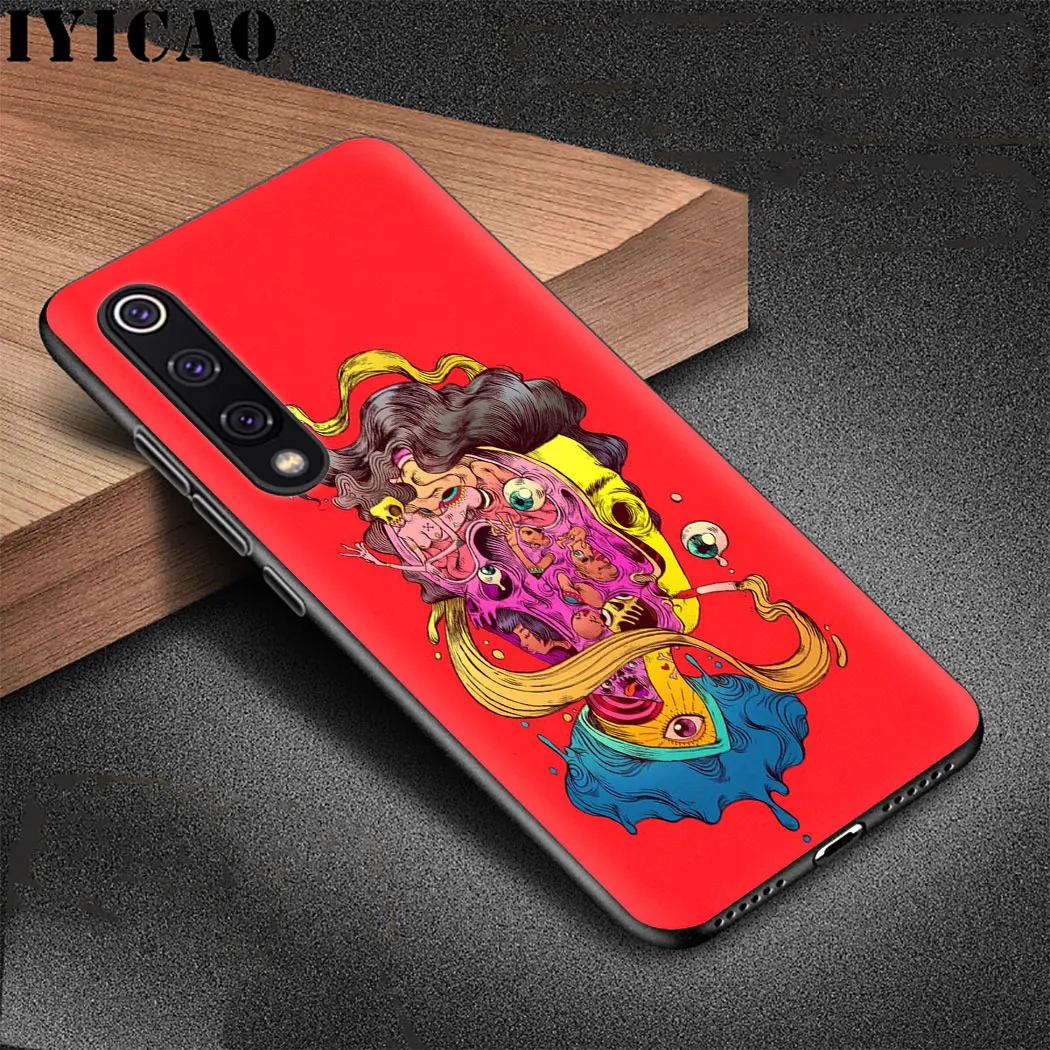 Психоделические любовь с днем рождения Мягкий силиконовый чехол для Xiaomi Redmi 5 6 7 4A