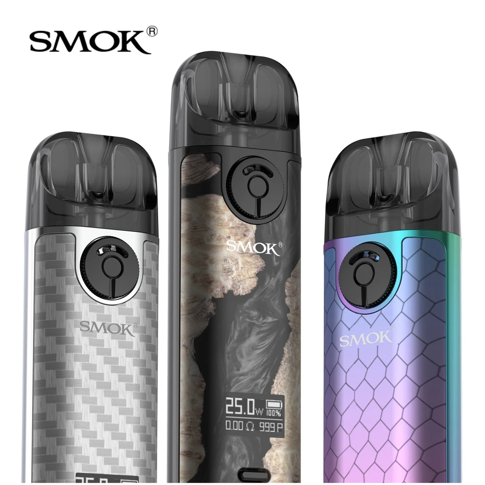 

Оригинальный комплект системы SMOK Novo 4 Pod, 25 Вт, 800 мАч, катушка LP1 с сеткой LP1, катушка постоянного тока Ом, электронная сигарета, испаритель novo4, ...