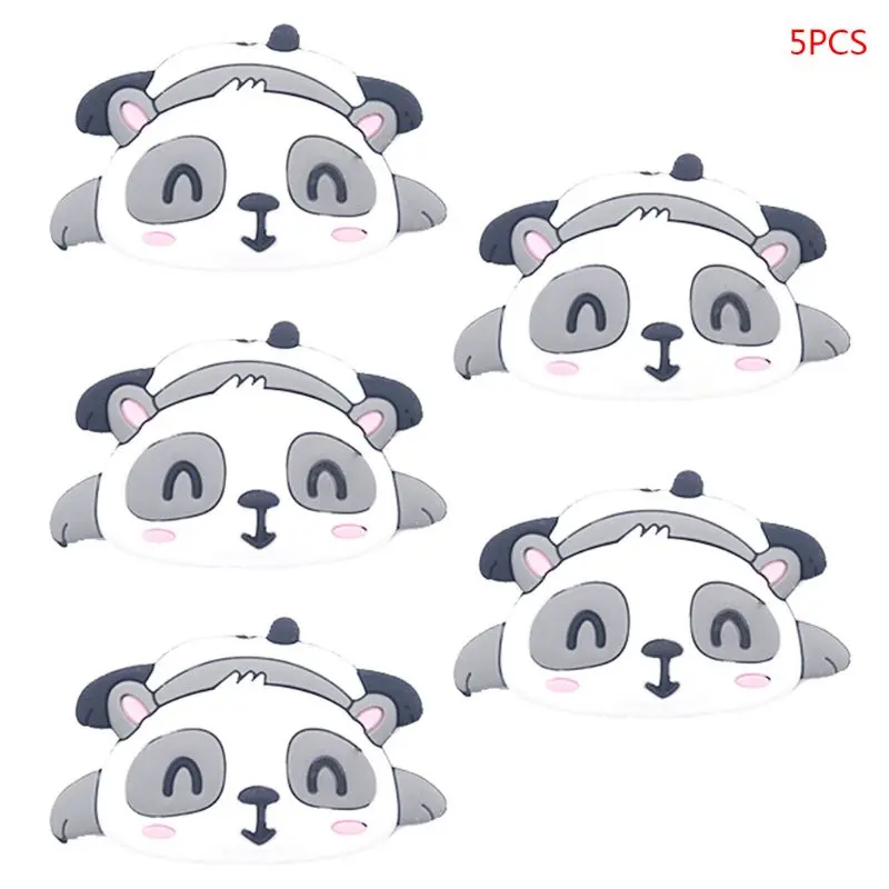 

New Cute Cartoon Bear Teether Beads Silicone Pacifier Baby Infant Teething Soother Toys Accessories