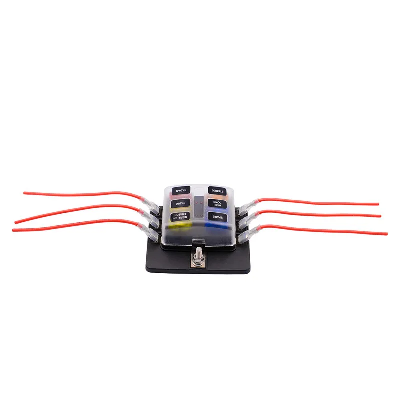 Блок предохранителей со светодиодной лампой 12 В 24 В|Перемычки| |