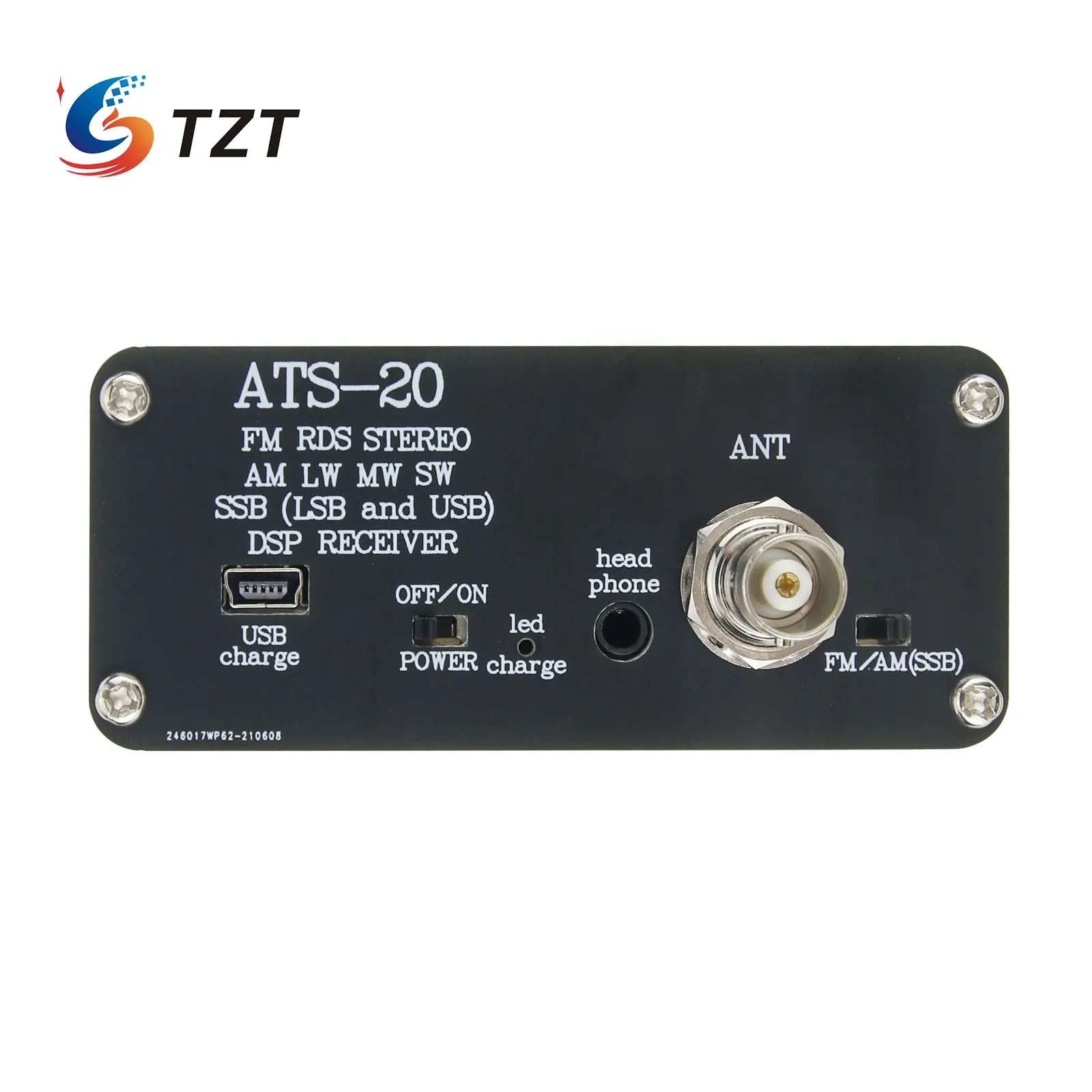 Собранный все диапазоны радиоприемника SI4732 FM AM (MW & SW) SSB (LSB USB) с литиевой