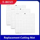 3912 шт. сменный коврик для резки, прозрачный клейкий коврик с измерительной сеткой для машины для плоттера камеи силуэта