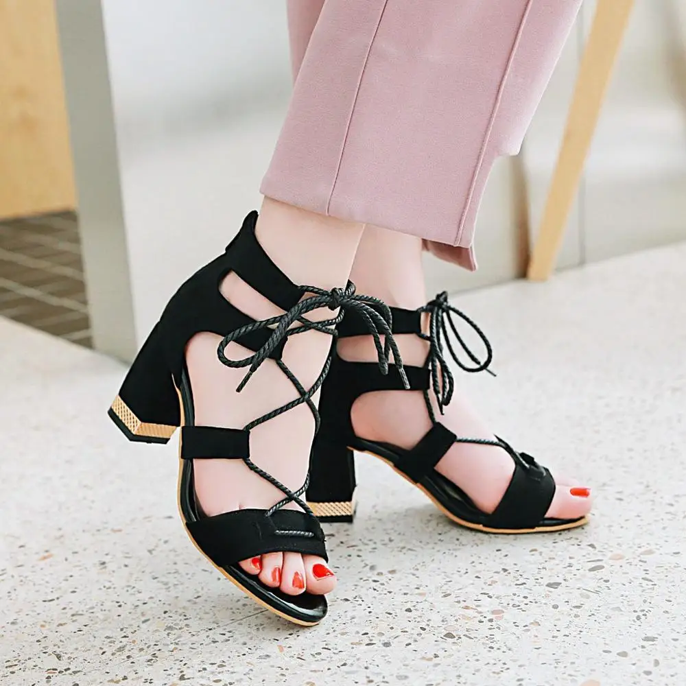 PQECFS/большие размеры 32 43 высококачественные летние модные женские босоножки на