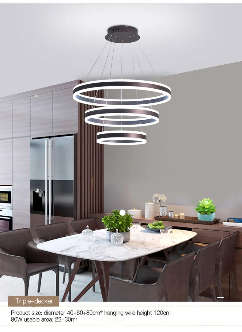 Скандинавский гостиной светодиодный Люстра современный простой креативный