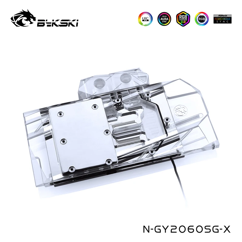 Bykski GPU кулер для Galaxy GeForce RTX 2070 1660ti Gainward Geforce GTX 2060 1660 видеокарта водный блок N-GY2060SG-X |