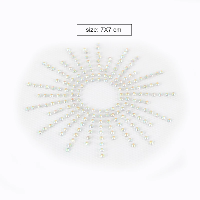 Исправленное железо Стразы с кристаллами и камнями в форме сердца | Дом сад