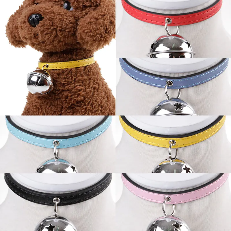 1 шт. Регулируемый ошейник для кошек с колокольчиком маленьких собак щенков