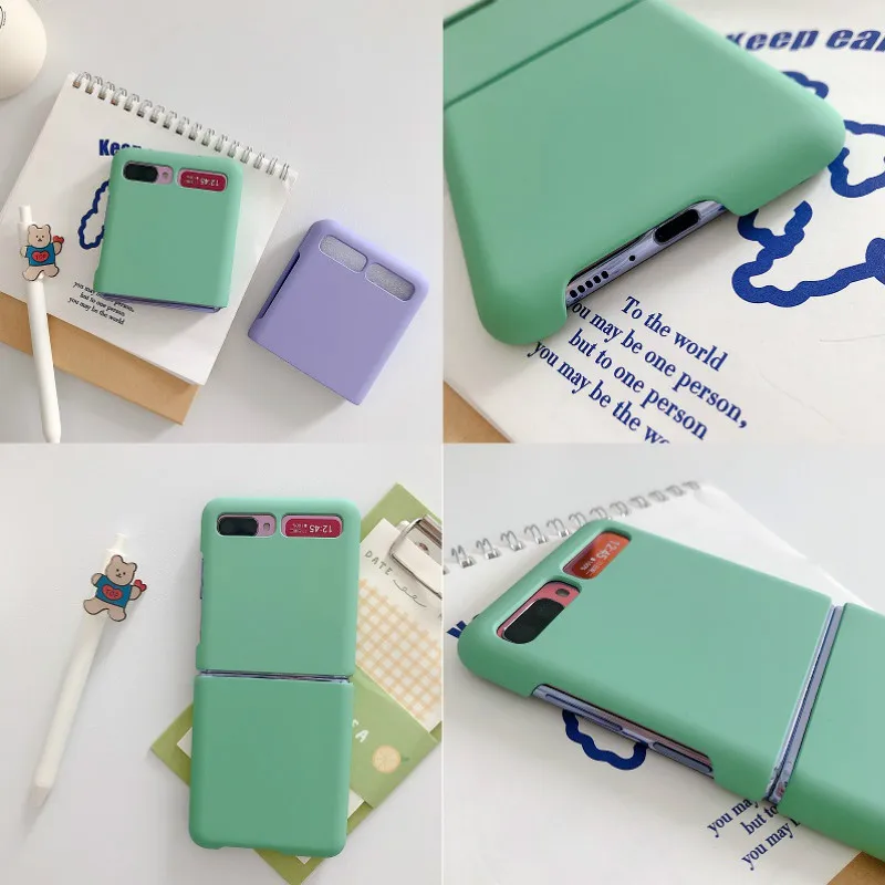 Роскошный чехол карамельного цвета для Samsung Galaxy Z Жесткий Чехол-книжка из