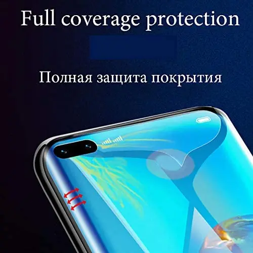 Защита экрана для Huawei P40 P30 P20 Lite Pro P Smart 2019 полное покрытие Гидрогелевая пленка Mate 20