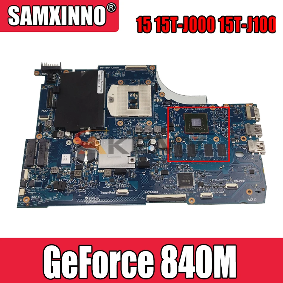 

Материнская плата Akemy 749753-501 749753-001 6050A2548101-MB-A01 для ноутбука Hp Envy 15 15T-J000 15T-J100 GeForce 840M graphics