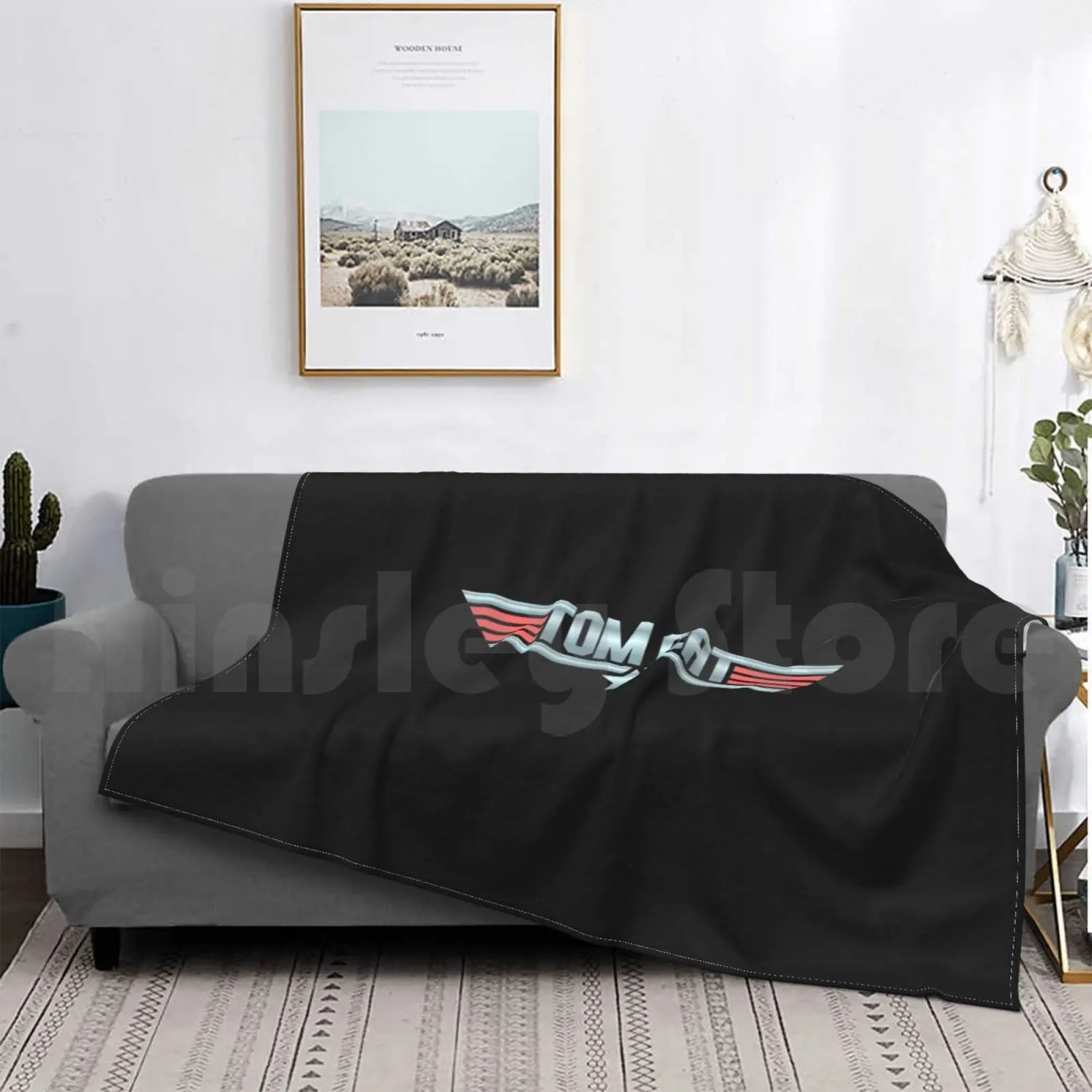 

Модное одеяло с изображением кота, персонализированное, топ Mapastore Gun Top Maverick, гусь, пилот, армия, Классический флот Tomcat F 14 Fighter